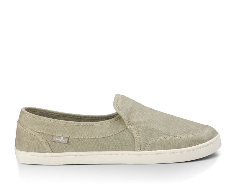 Sanuk Pair O Dice Slip On Women\'s Shoes Beige | Canada 114EBC